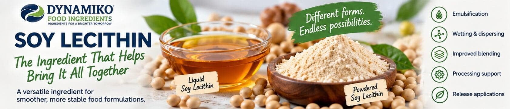 SOY LECITHIN - POWDER & LIQUID FORMS (1/3)